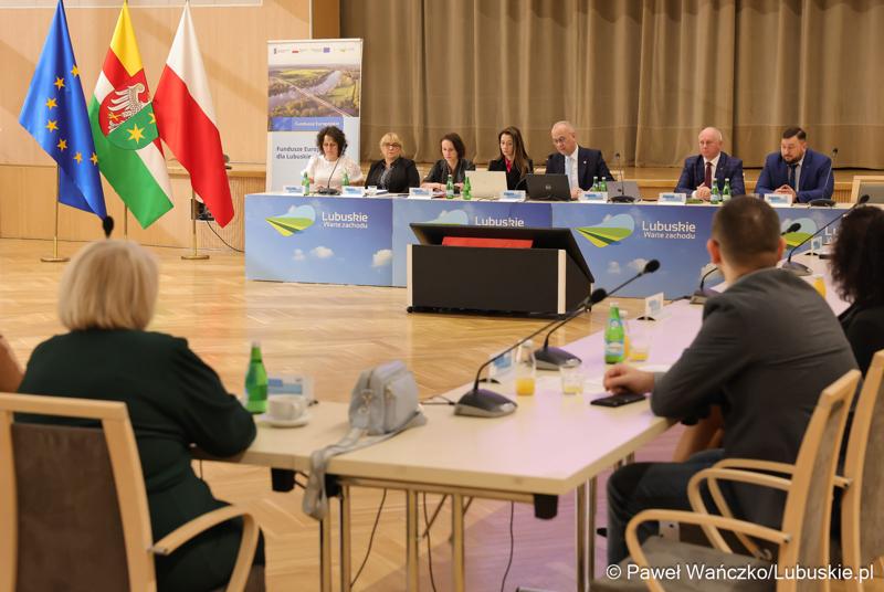 Uczestnicy spotkania Lokalnych Grup Działania w woj. lubuskim