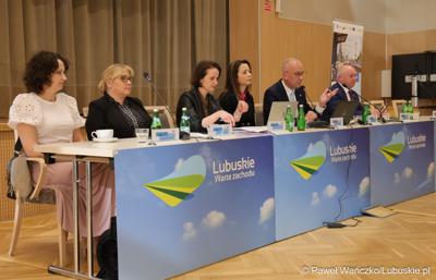 Uczestnicy spotkania Lokalnych Grup Działania w woj. lubuskim