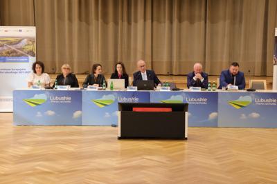Uczestnicy spotkania Lokalnych Grup Działania w woj. lubuskim