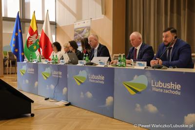 Uczestnicy spotkania Lokalnych Grup Działania w woj. lubuskim