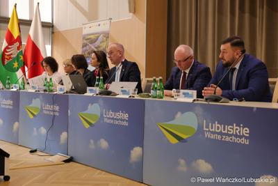 Uczestnicy spotkania Lokalnych Grup Działania w woj. lubuskim