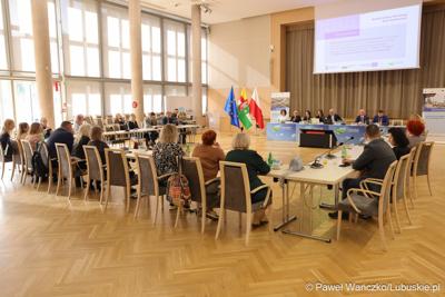 Uczestnicy spotkania Lokalnych Grup Działania w woj. lubuskim