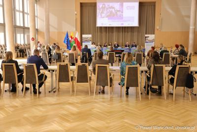 Uczestnicy spotkania Lokalnych Grup Działania w woj. lubuskim