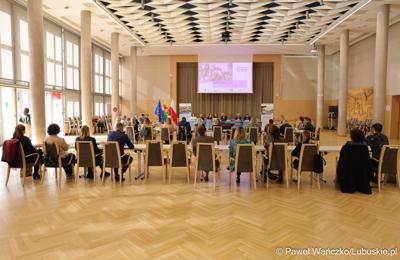Uczestnicy spotkania Lokalnych Grup Działania w woj. lubuskim