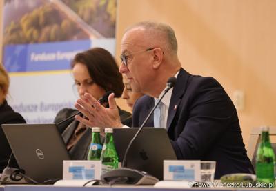Uczestnicy spotkania Lokalnych Grup Działania w woj. lubuskim