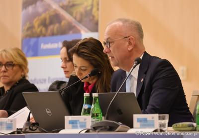 Uczestnicy spotkania Lokalnych Grup Działania w woj. lubuskim