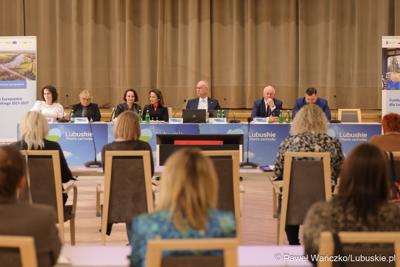 Uczestnicy spotkania Lokalnych Grup Działania w woj. lubuskim