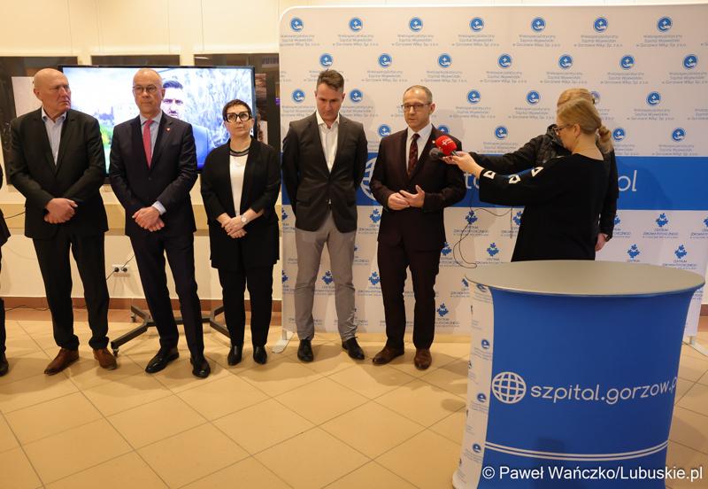 Uczestnicy spotkania podsumowującego 12 miesięcy działalności Pododdziału Kardiochirurgii w Wielospecjalistycznym Szpitalu Wojewódzkim w Gorzowie Wlkp