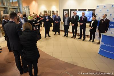 Uczestnicy spotkania podsumowującego 12 miesięcy działalności Pododdziału Kardiochirurgii w Wielospecjalistycznym Szpitalu Wojewódzkim w Gorzowie Wlkp