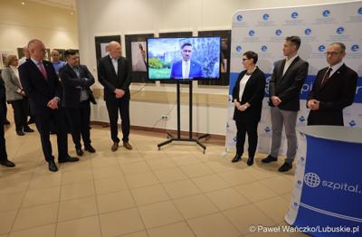 Uczestnicy spotkania podsumowującego 12 miesięcy działalności Pododdziału Kardiochirurgii w Wielospecjalistycznym Szpitalu Wojewódzkim w Gorzowie Wlkp