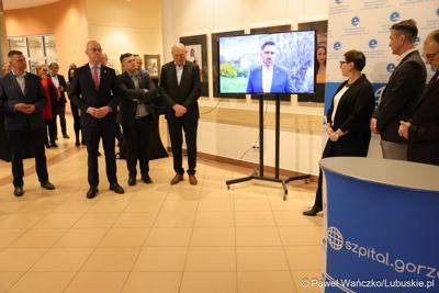 Uczestnicy spotkania podsumowującego 12 miesięcy działalności Pododdziału Kardiochirurgii w Wielospecjalistycznym Szpitalu Wojewódzkim w Gorzowie Wlkp