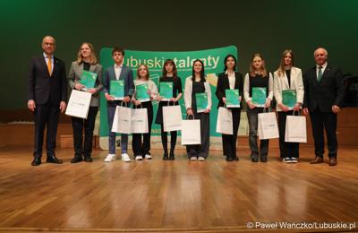 Uroczystość wręczenia dyplomów Lubuskie Talenty – Program Stypendialny 