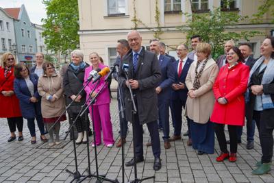 15 kwietnia 2024 r. Wizyta Minister Edukacji Barbary Nowackiej w Zielonej Górze


