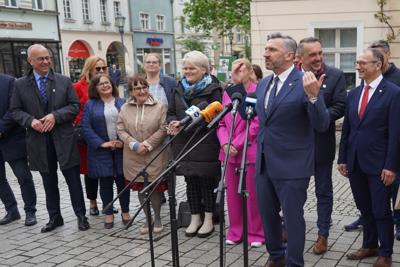 15 kwietnia 2024 r. Wizyta Minister Edukacji Barbary Nowackiej w Zielonej Górze

