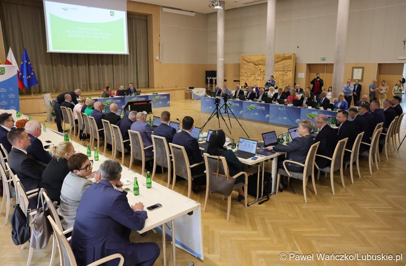 Pierwsza sesja Sejmiku Województwa Lubuskiego kadencji 2024-2029