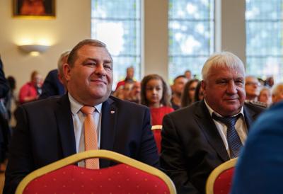 Uroczysta Sesja Rady Miasta w Rektoracie Uniwersytetu Zielonogórskiego, podczas której zaprzysiężony został prezydent Zielonej Góry Marcin Pabierowski.