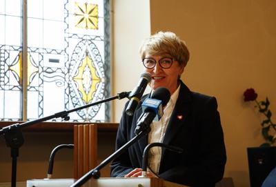 Uroczysta Sesja Rady Miasta w Rektoracie Uniwersytetu Zielonogórskiego, podczas której zaprzysiężony został prezydent Zielonej Góry Marcin Pabierowski.