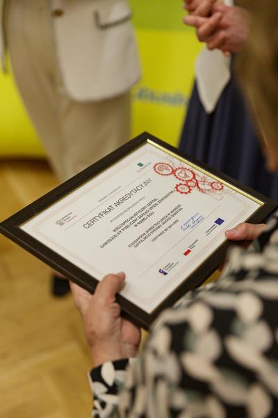 Wręczenie certyfikatów akredytacyjnych dot. pobierania narządów do przeszczepu