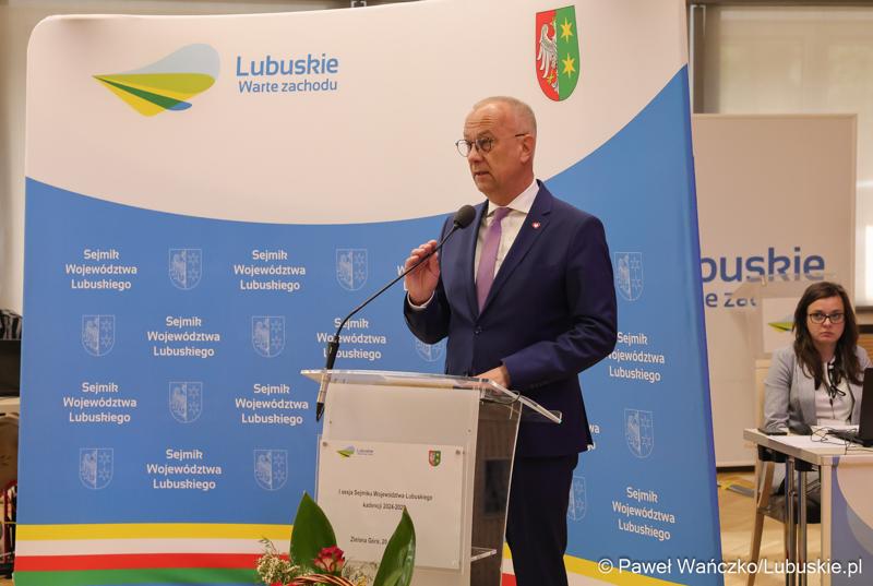 Marszałek Województwa Lubuskiego Marcin Jabłoński