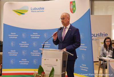 Marszałek Województwa Lubuskiego Marcin Jabłoński 