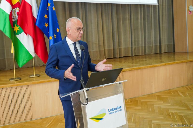 Marszałek Województwa Lubuskiego Marcin Jabłoński