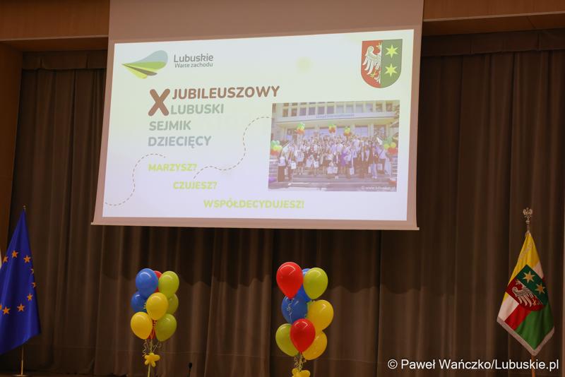 Jubileuszowe obrady Lubuskiego Sejmiku Dziecięcego w Zielonej Górze