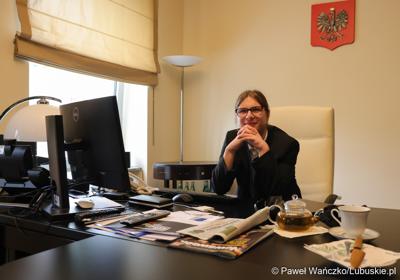 Uczestnik jubileuszowych obrad Lubuskiego Sejmiku Dziecięcego w Zielonej Górze
