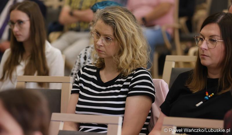 Uczestnicy konferencji pt. „Lubuska rewitalizacja” w Sali Kolumnowej Sejmiku Województwa Lubuskiego w Zielonej Górze