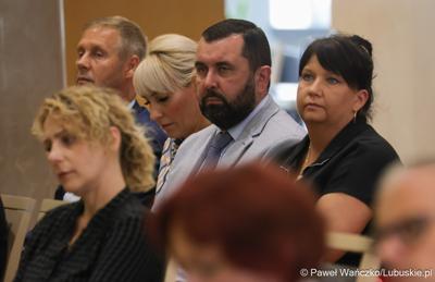 Uczestnicy konferencji pt. „Lubuska rewitalizacja” w Sali Kolumnowej Sejmiku Województwa Lubuskiego w Zielonej Górze