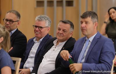Uczestnicy konferencji pt. „Lubuska rewitalizacja” w Sali Kolumnowej Sejmiku Województwa Lubuskiego w Zielonej Górze