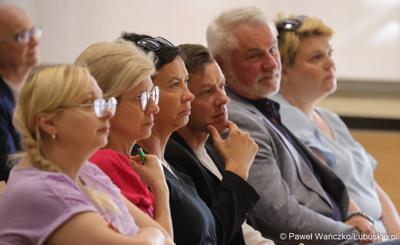 Uczestnicy konferencji pt. „Lubuska rewitalizacja” w Sali Kolumnowej Sejmiku Województwa Lubuskiego w Zielonej Górze