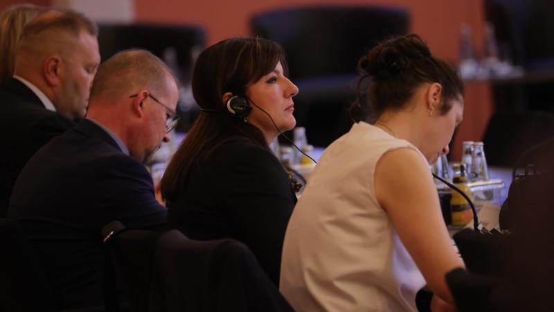 Uczestnicy VIII Szczytu Politycznego Partnerstwa Odry w Berlinie