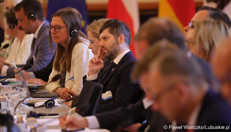 Uczestnicy VIII Szczytu Politycznego Partnerstwa Odry w Berlinie