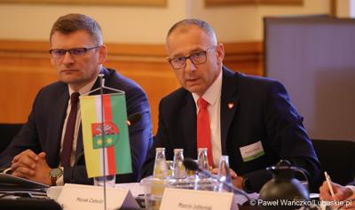 Uczestnicy VIII Szczytu Politycznego Partnerstwa Odry w Berlinie