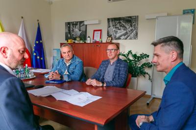 Spotkanie Wicemarszałka Sebastiana Ciemnoczołowskiego z Wójtem Krzysztofem Golą