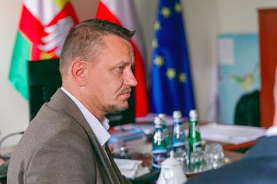 Spotkanie Wicemarszałka Sebastiana Ciemnoczołowskiego z Wójtem Krzysztofem Golą