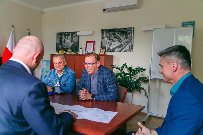Spotkanie Wicemarszałka Sebastiana Ciemnoczołowskiego z Wójtem Krzysztofem Golą