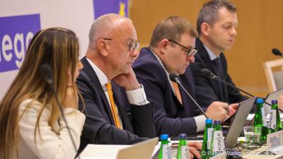 Uczestnicy 6. obrad Komitetu Monitorującego Fundusze Europejskie dla Lubuskiego
