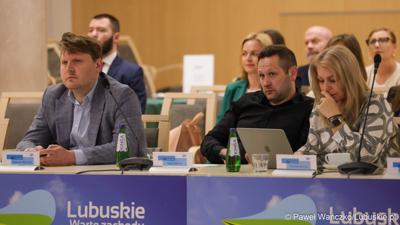 Uczestnicy 6. obrad Komitetu Monitorującego Fundusze Europejskie dla Lubuskiego