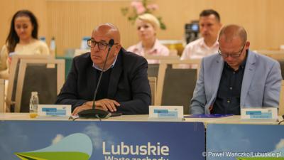 Uczestnicy 6. obrad Komitetu Monitorującego Fundusze Europejskie dla Lubuskiego
