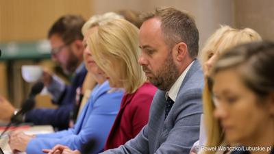 Uczestnicy 6. obrad Komitetu Monitorującego Fundusze Europejskie dla Lubuskiego