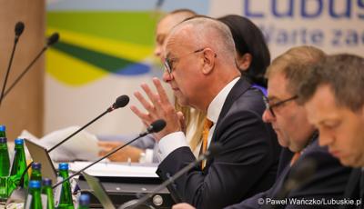 Uczestnicy 6. obrad Komitetu Monitorującego Fundusze Europejskie dla Lubuskiego