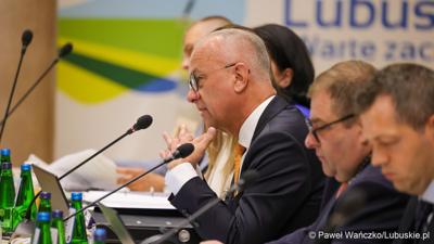 Uczestnicy 6. obrad Komitetu Monitorującego Fundusze Europejskie dla Lubuskiego