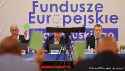 Uczestnicy 6. obrad Komitetu Monitorującego Fundusze Europejskie dla Lubuskiego