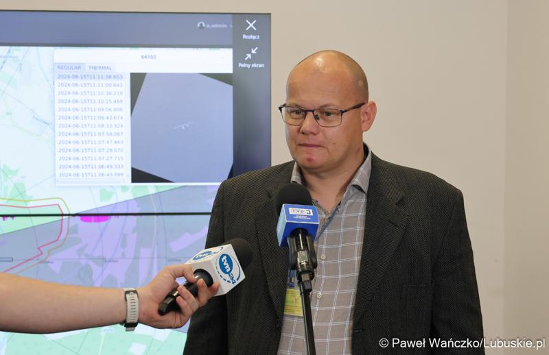 Pokaz systemu antydronowego na lotnisku w Zielonej Górze - Babimoście
