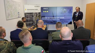 Pokaz systemu antydronowego na lotnisku w Zielonej Górze - Babimoście