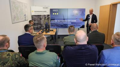  Pokaz systemu antydronowego na lotnisku w Zielonej Górze - Babimoście