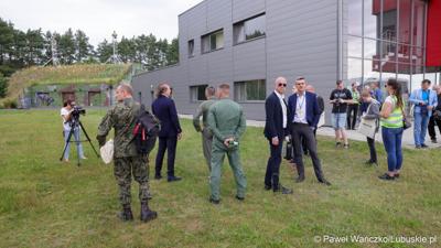  Pokaz systemu antydronowego na lotnisku w Zielonej Górze - Babimoście