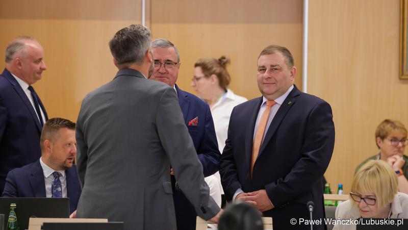 Uczestnicy II zwyczajnej sesji Sejmiku Województwa Lubuskiego