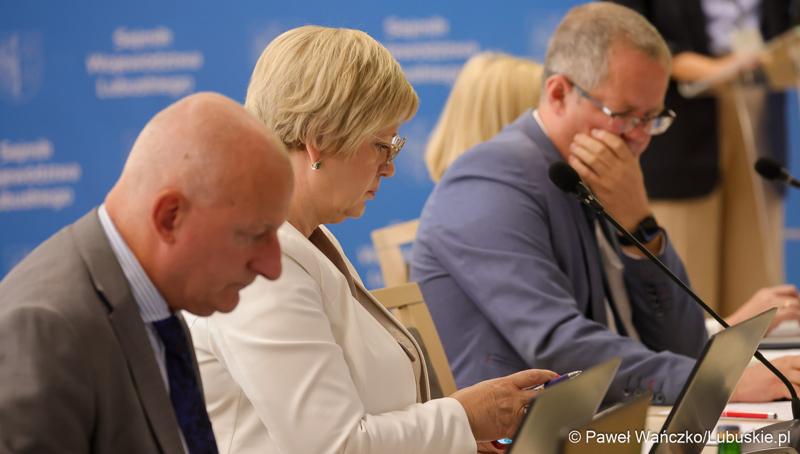 Uczestnicy II zwyczajnej sesji Sejmiku Województwa Lubuskiego